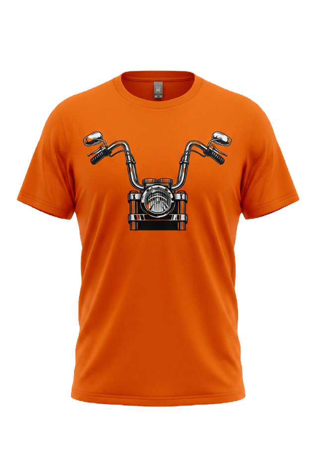 Thumbnail: Motorbike Handlebars DTG Printed T Shirt Unisex