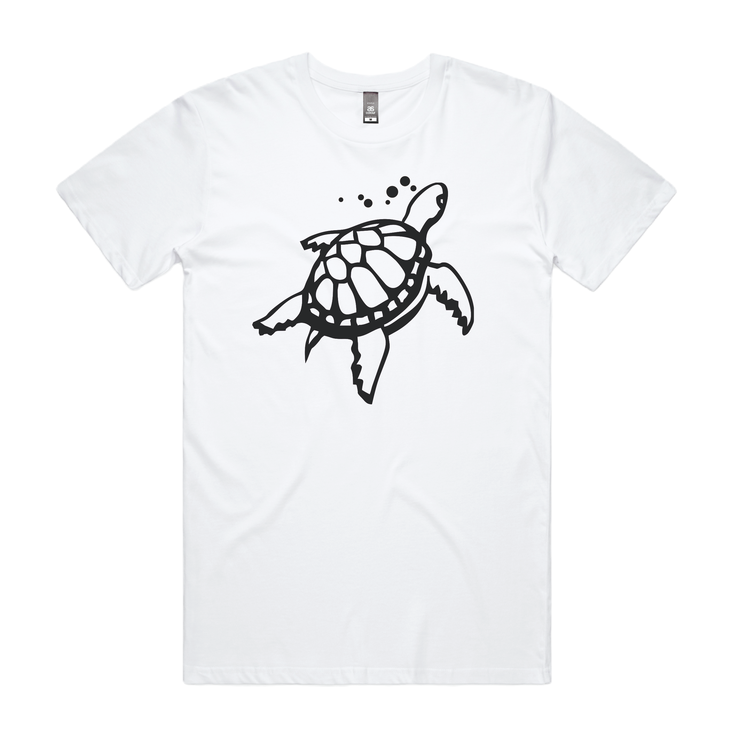 Turtle Swimming DTG Printed T Shirt Unisex