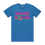 Thumbnail: Personalised Bride Squad DTG Printed T Shirt Unisex Blue