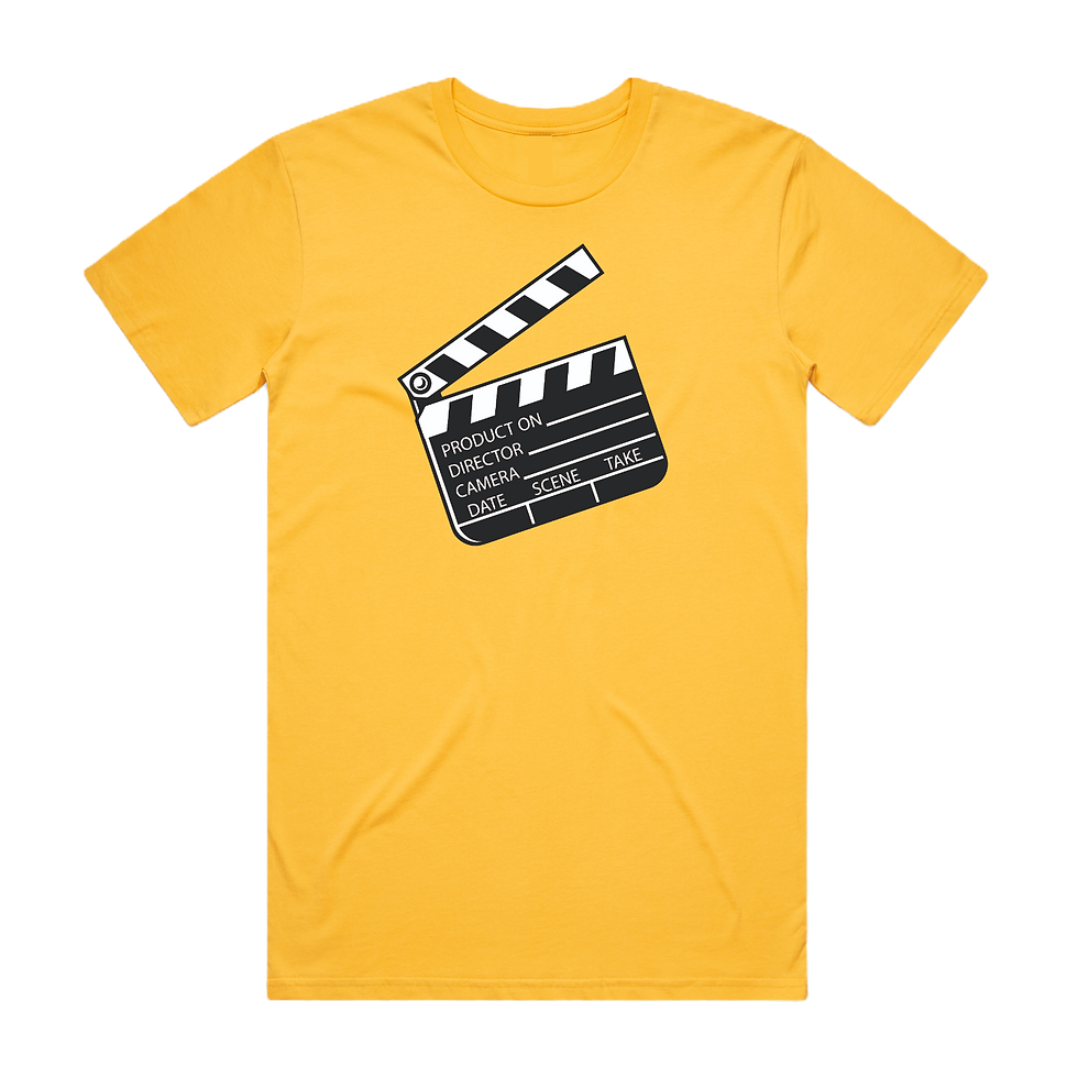Thumbnail: Film clapper Board DTG Printed T Shirt Unisex
