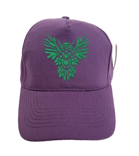 Thumbnail: Owl Embroidered Cap Hat in 15 colours Purple