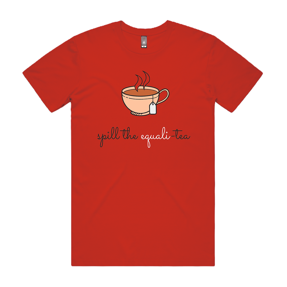 Thumbnail: Spill the Equal - Tea DTG Printed T Shirt Unisex