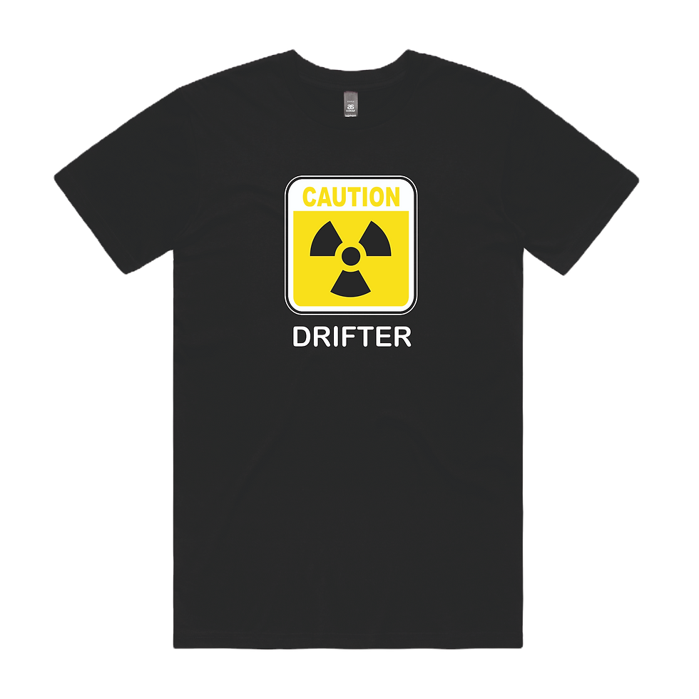 Thumbnail: Caution Drifter DTG Printed T Shirt Unisex