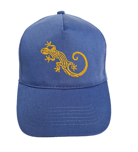 Thumbnail: Gecko Embroidered Reptile Baseball Cap hat in 15 Colours Royal Blue