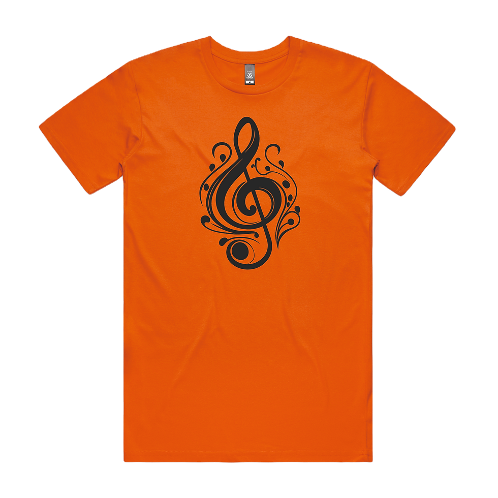 Thumbnail: Music Note DTG Printed T-Shirt Unisex