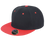 Thumbnail: Personalised Embroidered Black/Red Snapback Cap
