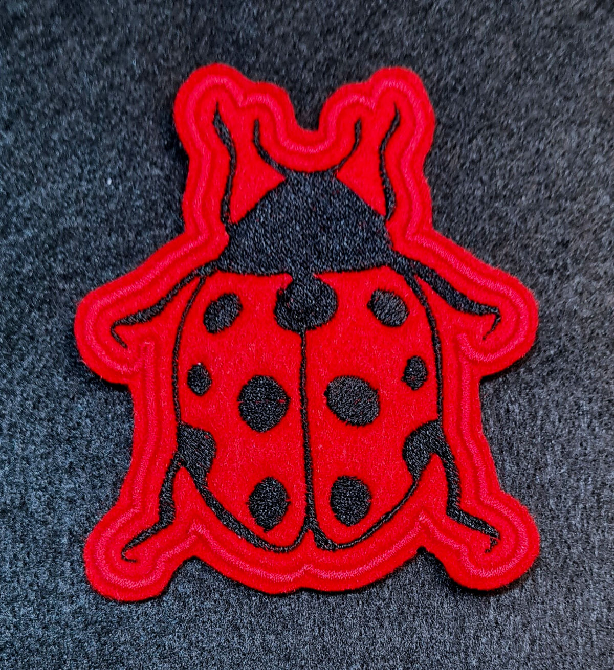 Ladybird Embroidered Patch Badge Iron on or Sew on.