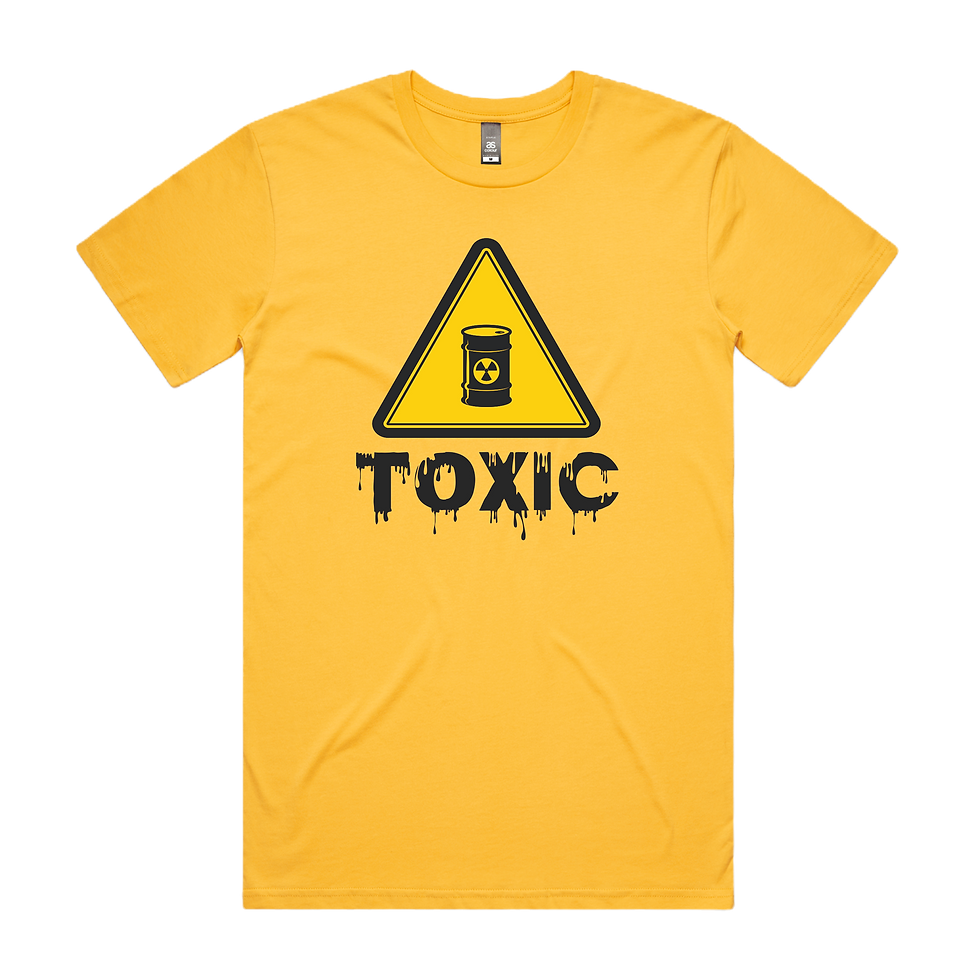 Thumbnail: Toxic DTG Printed T Shirt Unisex