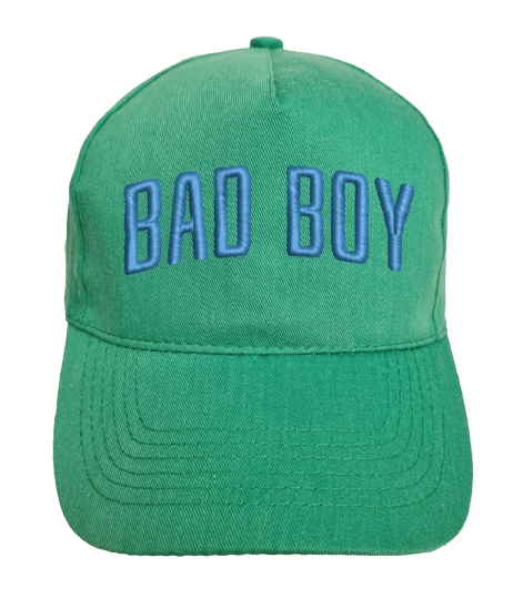 Thumbnail: Bad Boy Embroidered Party Baseball Cap Lime Green