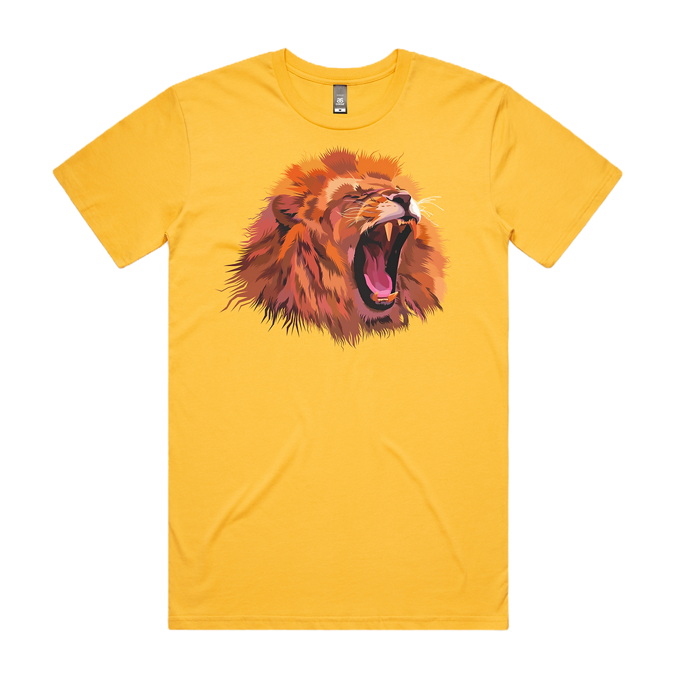 Thumbnail: Lion Head DTG Printed T Shirt Unisex