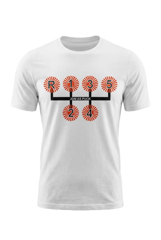 Thumbnail: JDM Gear Shift DTG Printed T Shirt Unisex