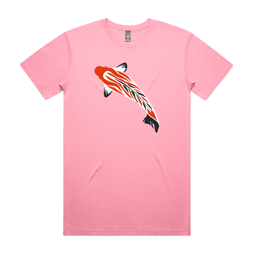 Thumbnail: Koi Fish DTG Printed T Shirt Unisex