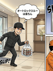 再配達削減）マンション置き配でのオートロック事情