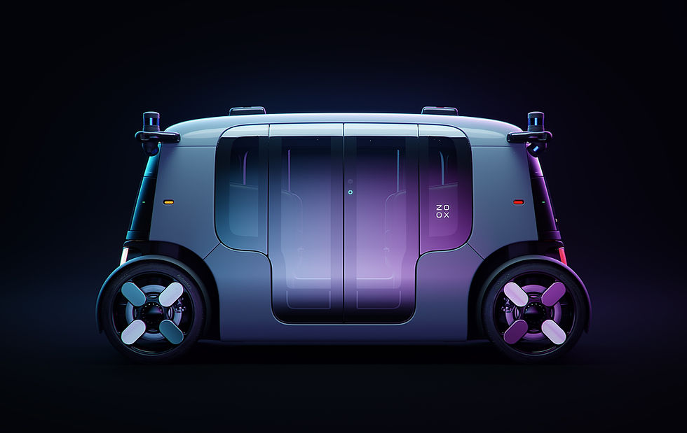 ロボタクシーZOOXの車両