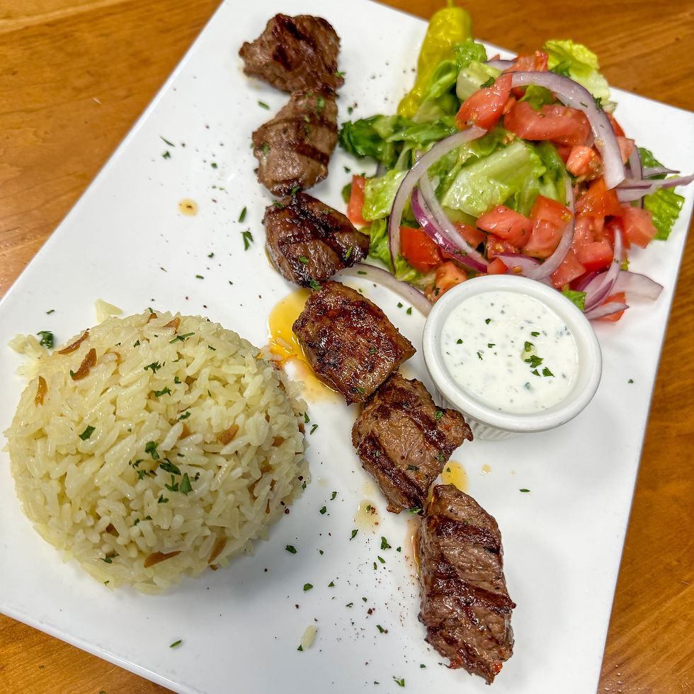 Lamb Shish Kebab Plate image