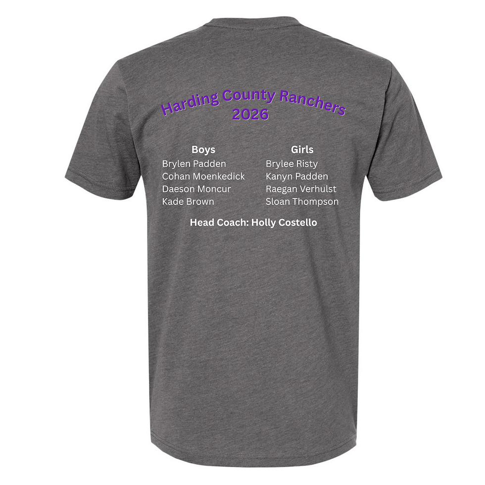 Thumbnail: Grey Short Sleeve Cross Country Roster Shirt