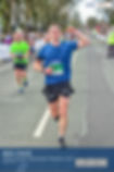 Ben Pirie running in the 2017 Greater Manchester marathon