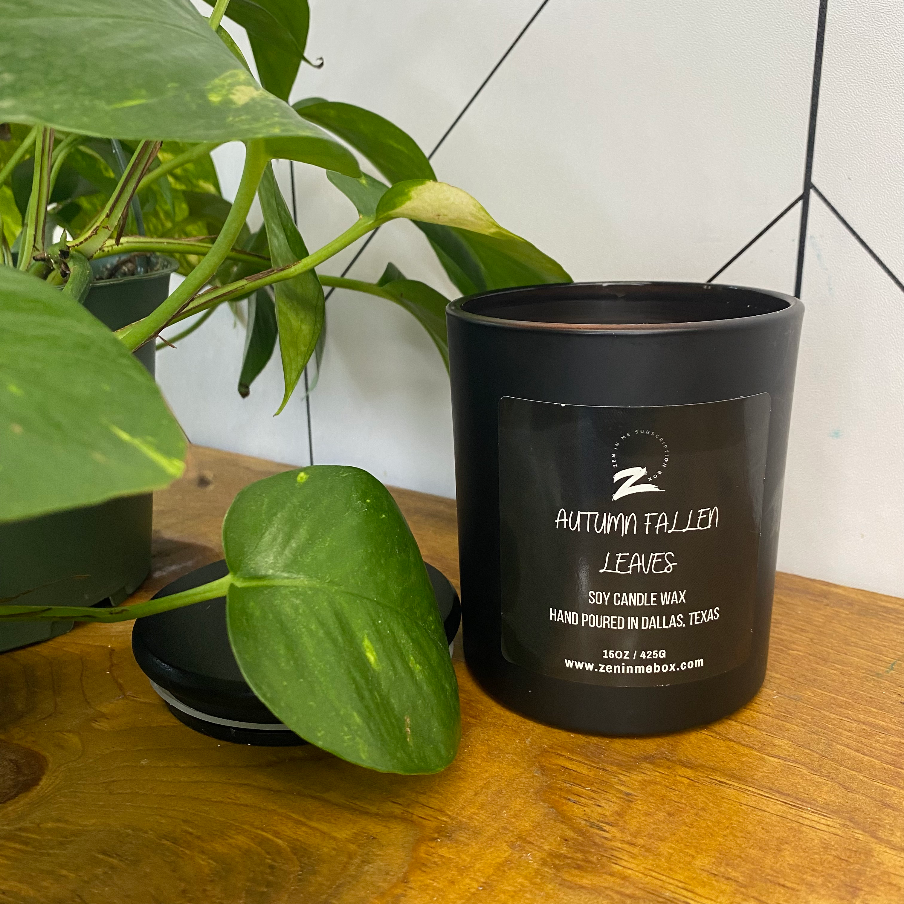 Autumn Fallen Leaves Candle | 15oz Handmade Soy Wax Candle | Unique Fall Candles