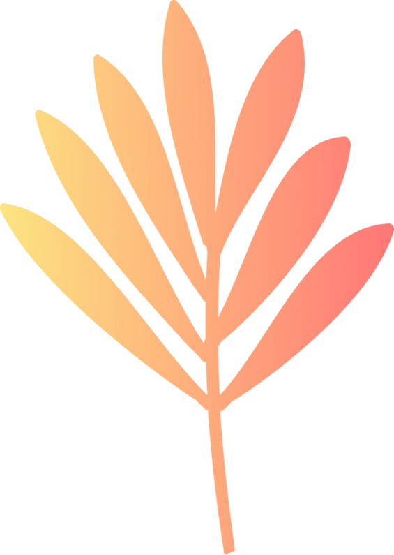 Feuille coloré