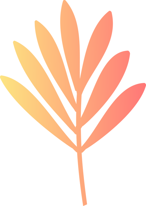 Feuille coloré
