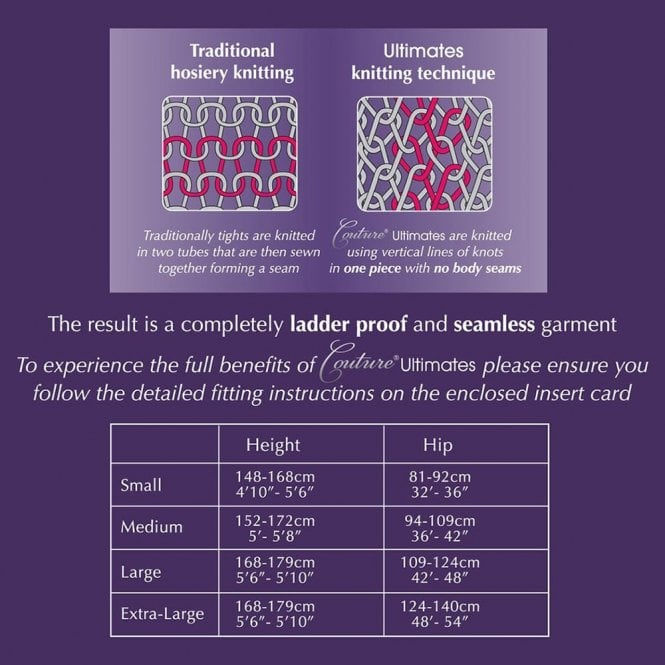 Thumbnail: Couture Ultimates The Elizabeth Seamless Tights