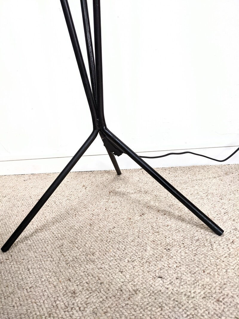 Miniature : Lampadaire tripode 3 globes vintage