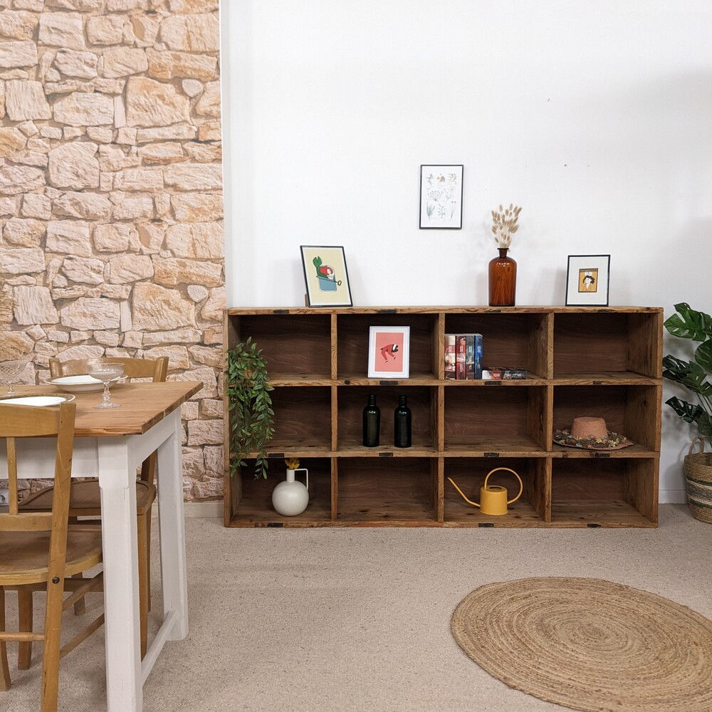 Meuble à casiers ancien