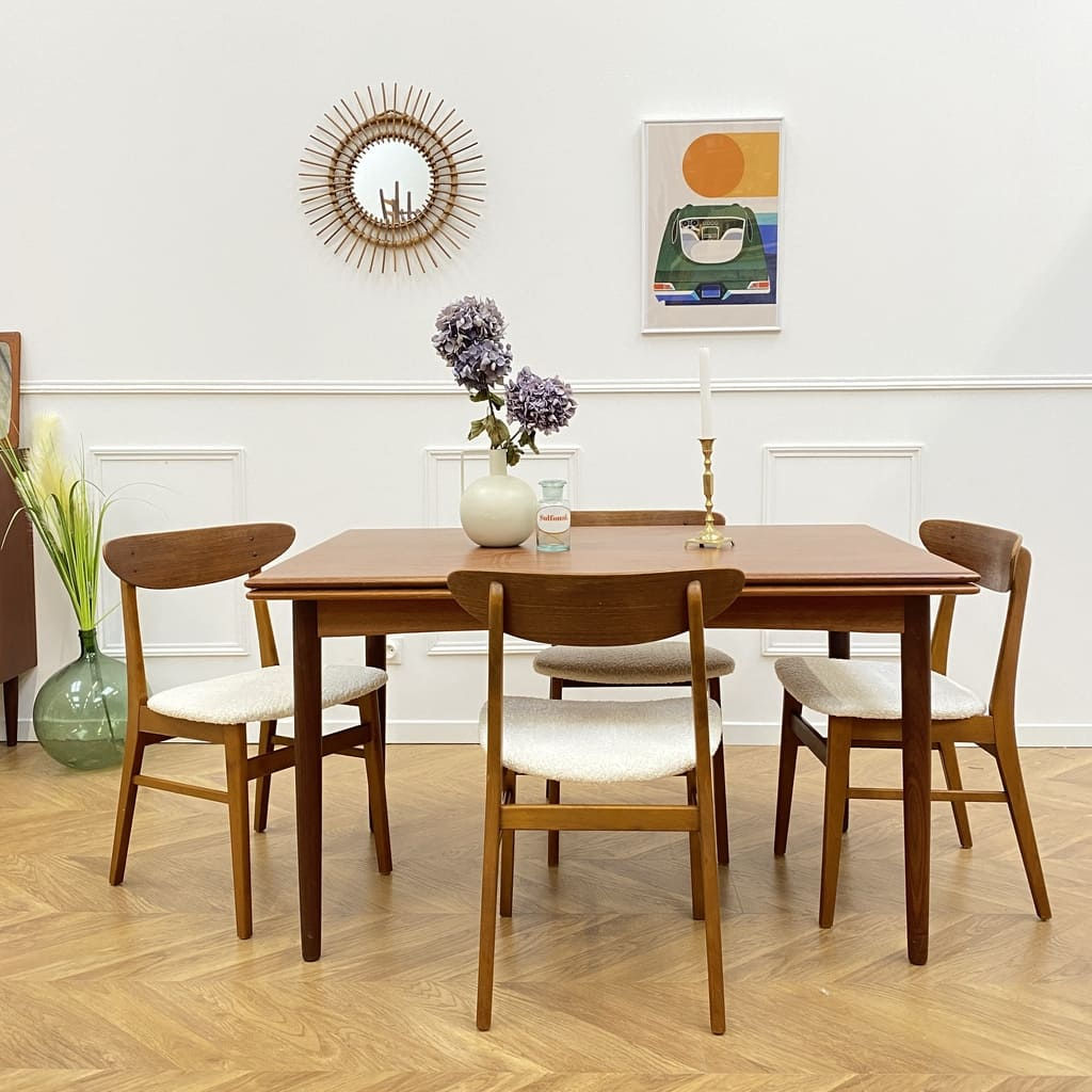 4 chaises Farstrup vintage