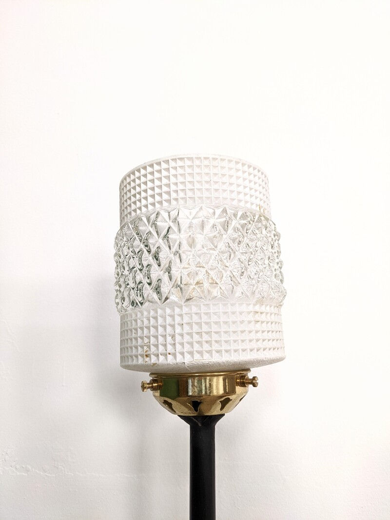 Miniature : Lampadaire tripode 3 globes vintage