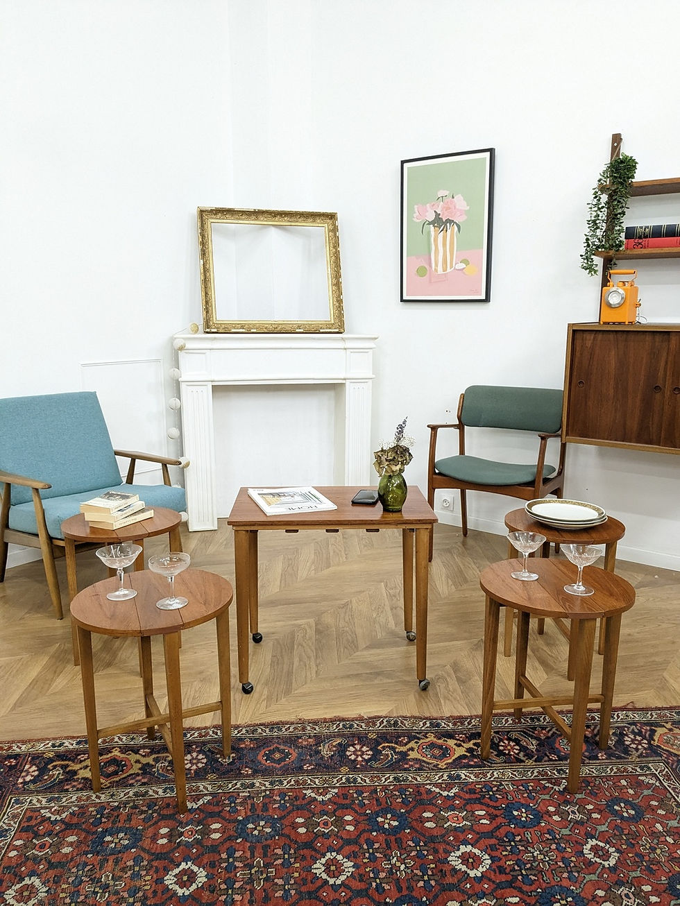 Miniature : Table gigogne vintage