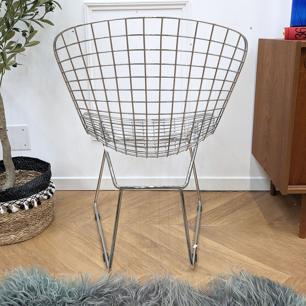 Miniature : Chaise en acier chromé