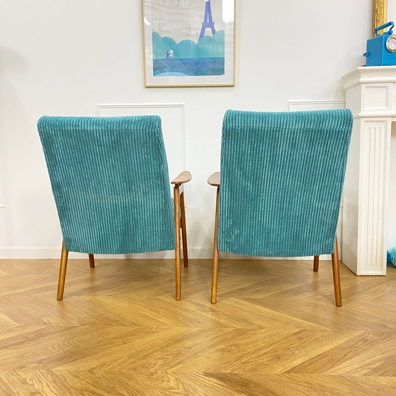 Miniature : Fauteuils vintage bleu