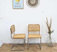 2 chaises Cesca B32