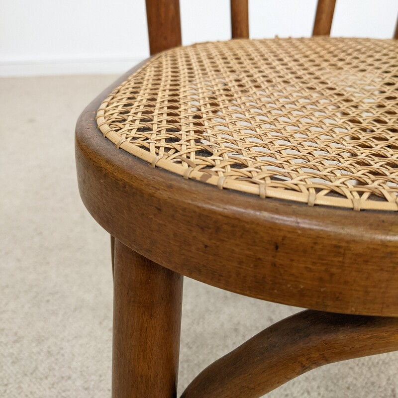 Miniature : 4 chaises bistrot style Thonet vintage
