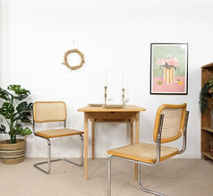 2 Chaise Cesca B32 en cannage - Marcel Breuer
