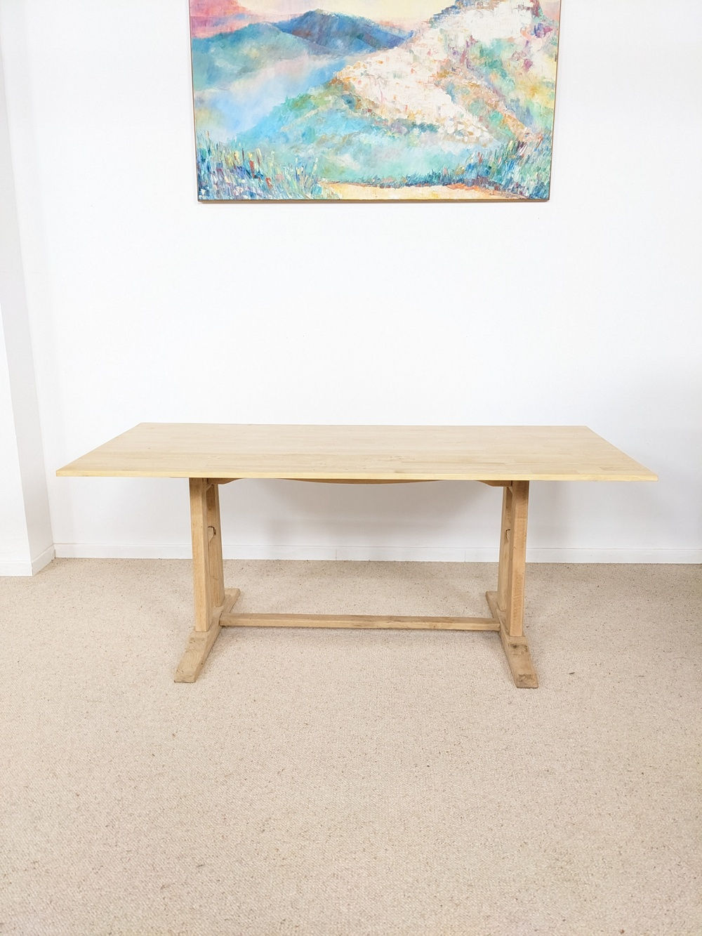 Table de ferme ancienne campagne chic