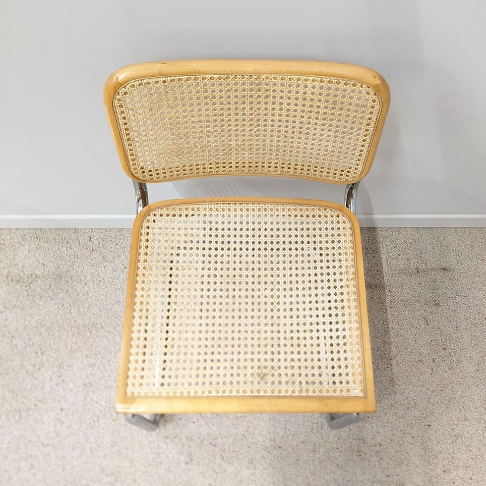 Miniature : Chaise B32 par le designer Marcel Breuer (vue de dessus)