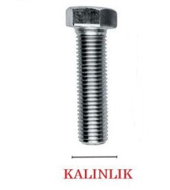 Küçük resim: METRİK İNCE DİŞ ÇELİK CIVATA 8.8 MAT