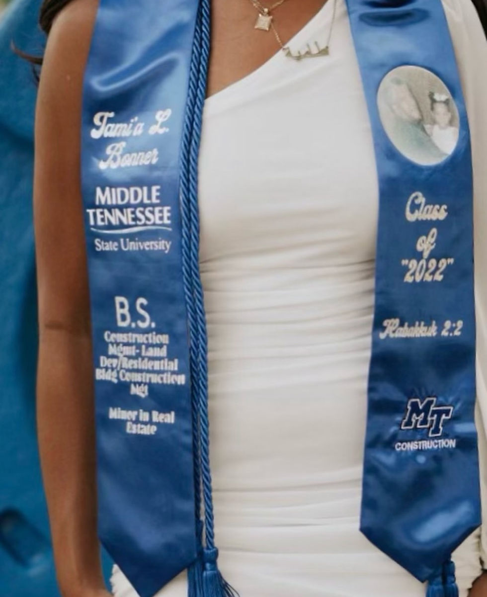 Thumbnail: Graduation Stole (Photo Design)