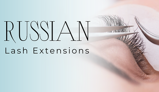 Russian Lash Extensions (FULL SET)