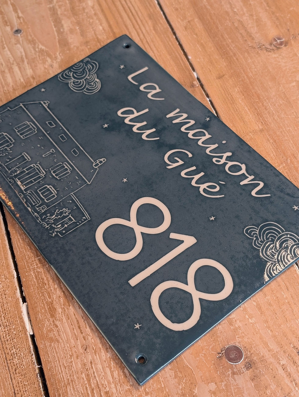 Miniature : Plaque de maison personnalisée