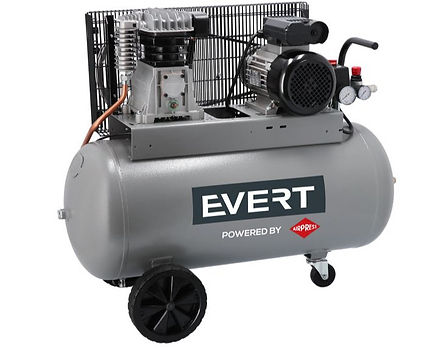 Evert 330/100K, EVERT330/100K, loftþjöppu, loftþjöppur, air compressor, 100L loftþjöppu, 100L compressor, 332 l/mín, 332 l/min compressor, high airflow compressor, 8-10 bar compressor, 10 bar compressor, 2.2 kW compressor, heavy duty compressor, industrial compressor, stimpla loftþjöppu, piston compressor, professional compressor, workshop compressor, large compressor, stationary compressor, 230V compressor, electric compressor, verkstæði, bílaverkstæði, iðnaður, industrial tools, loftverkfæri, pneumatic tools, spray painting compressor, impact wrench compressor, sandblasting compressor, garage compressor, til sölu, nýtt, lager, fljót afhending, Ísland