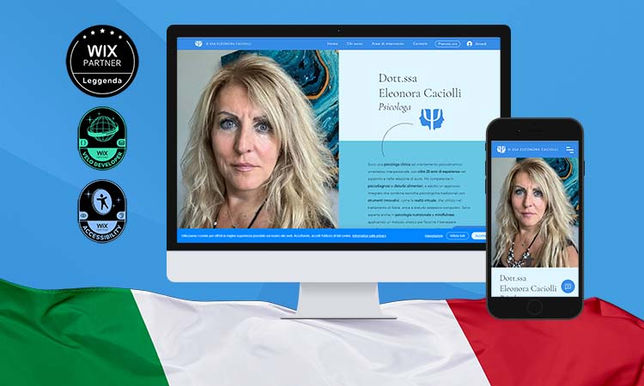 Preview Sito Web Dottoressa Caciolli Psicologa