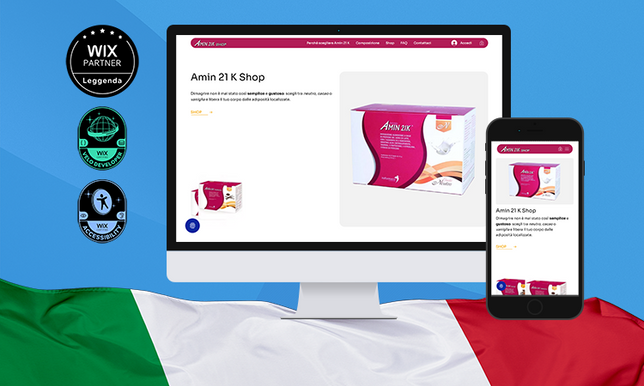 Preview Sito Web Amin 21 K Shop