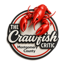 The Crawfish Critic Montgomery County logo