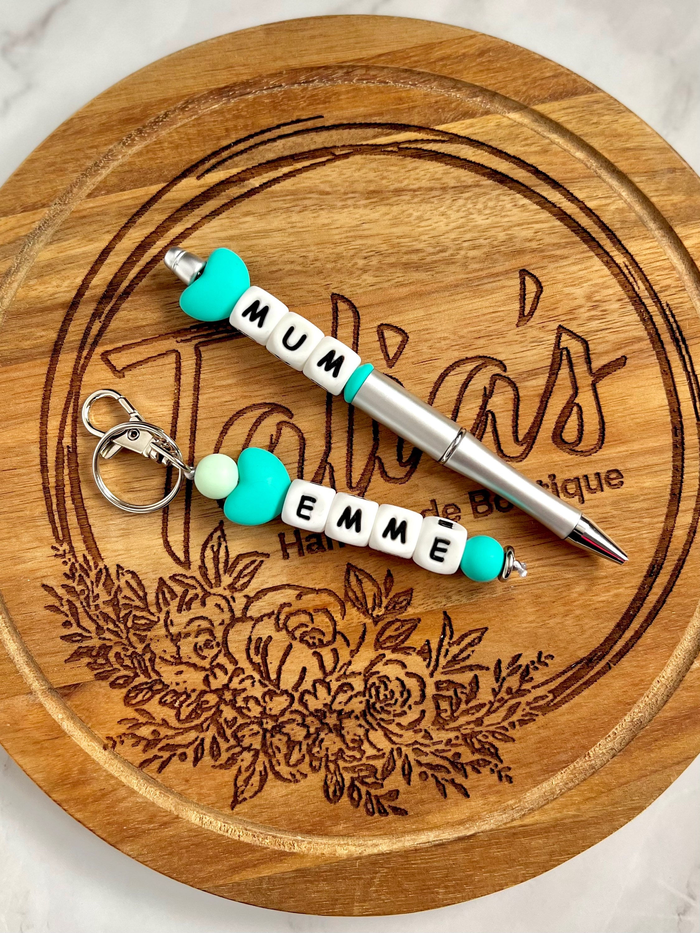 Heart Key & Pen Set