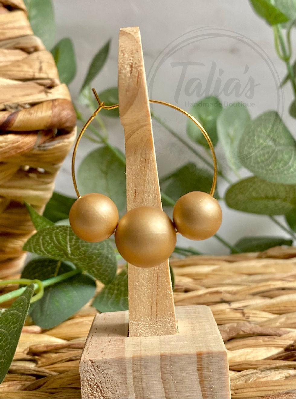 Thumbnail: Triple Bead Earrings & Necklace Set