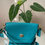 Thumbnail: NWT Coach Karlee CrossbodyTeal / Blue Gold Hardware