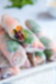 ROULEAUX DE PRINTEMPS CARAMEL POULET
