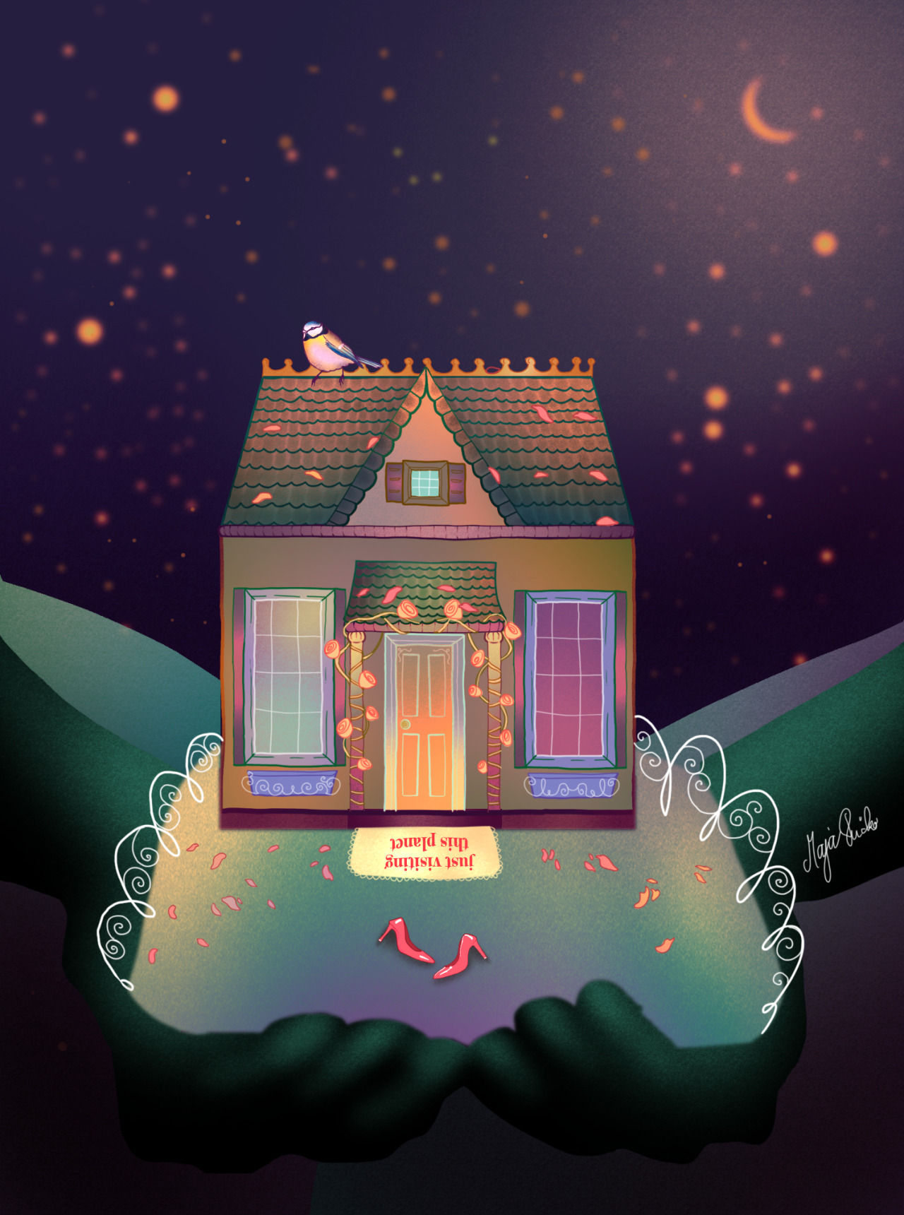 Only visiting this planet by Maja Pučko